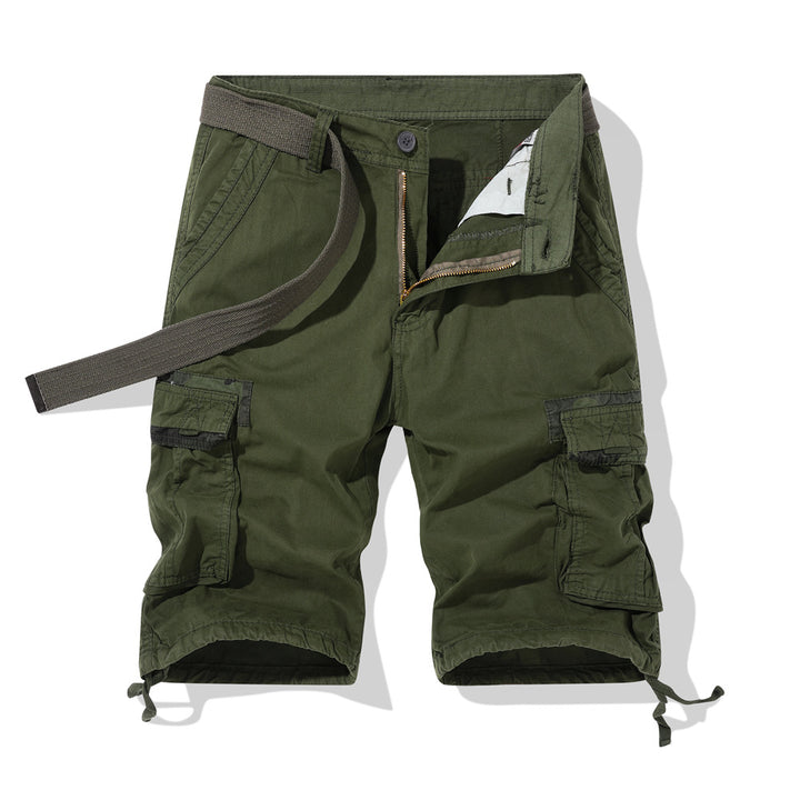 Herren Cargo-Shorts mit multifunktionalen Taschen und verstellbarem Bund Echoarchiv