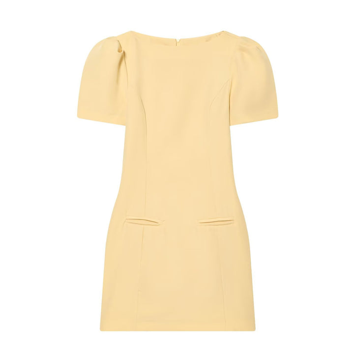 Damenkleid mit Puffärmeln und tailliertem Schnitt Echo Archiv