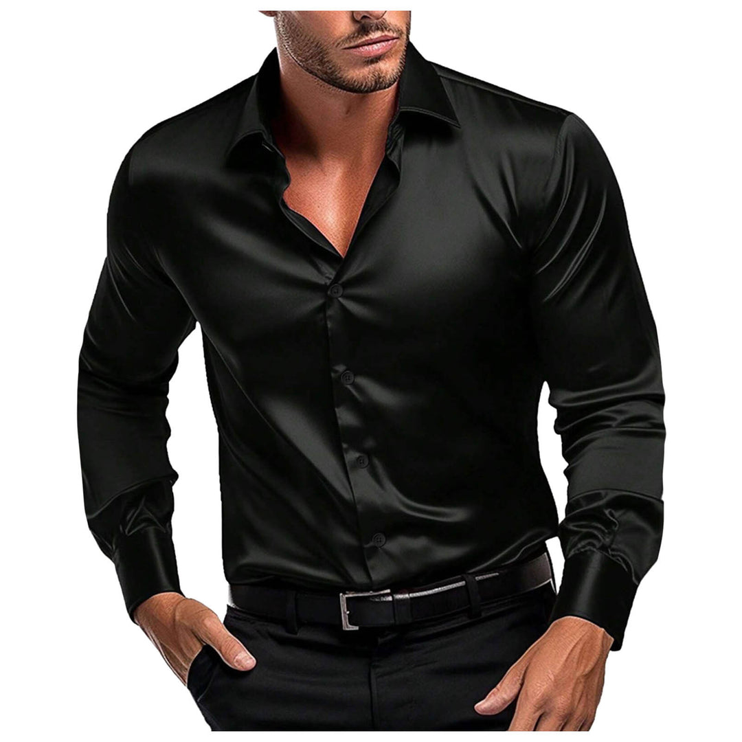 Herren Elegantes Langarmhemd aus feinem Stoff Echoarchiv