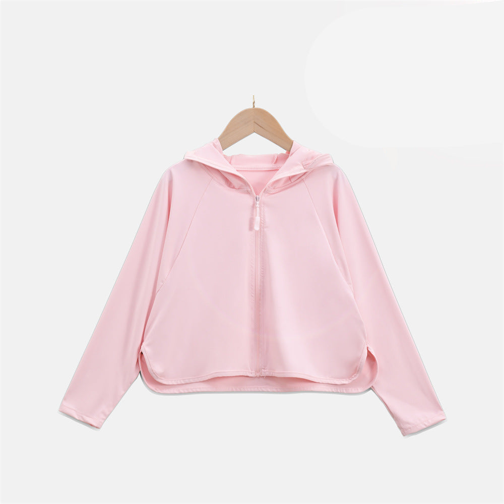 Damen Leichte UV-Schutzjacke mit Kapuze und atmungsaktiven Eigenschaften Echo Archiv