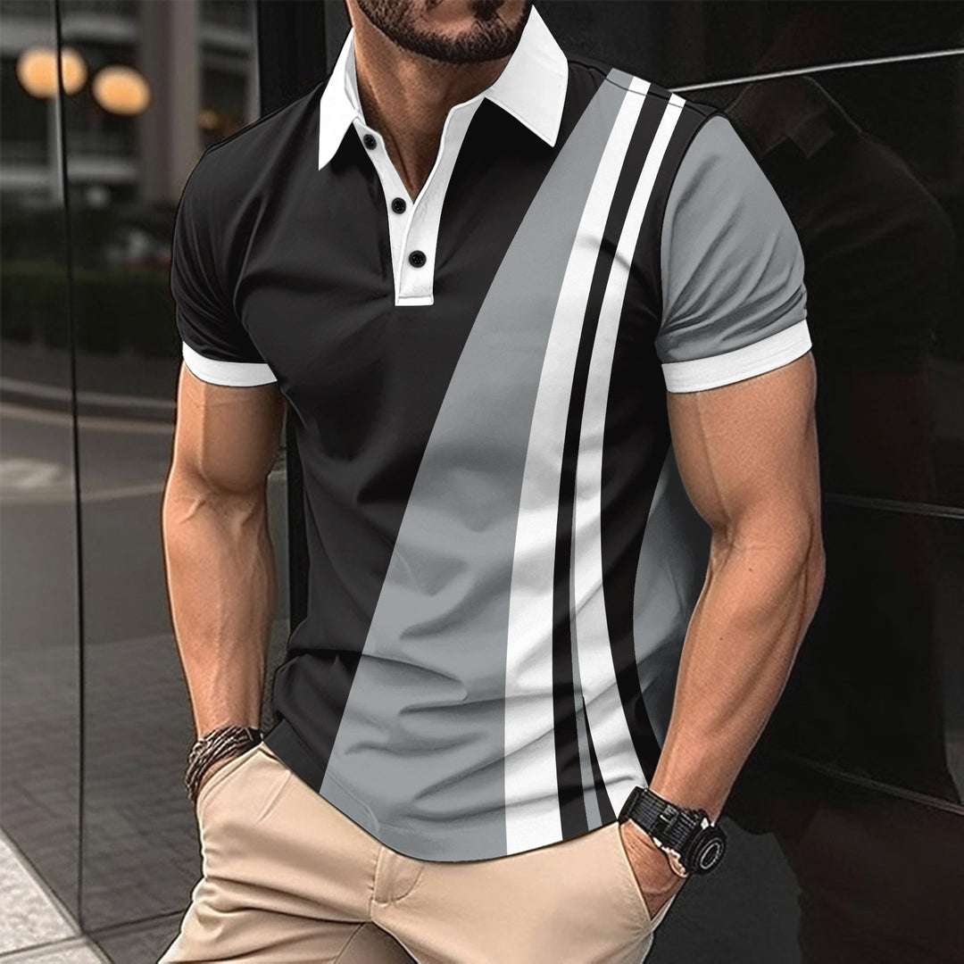 Herren Sportliches Poloshirt Echoarchiv