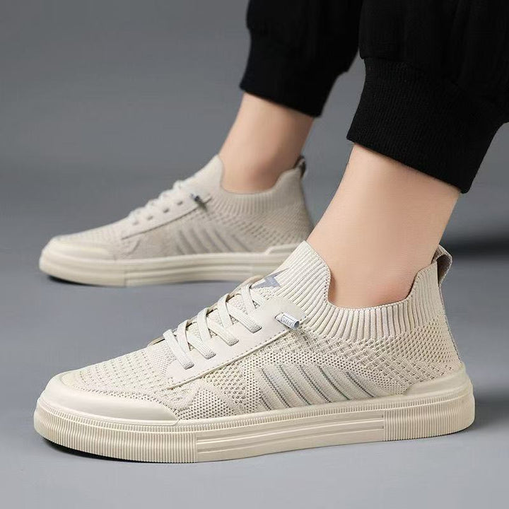 Herren Leichter gestrickter Low-Top-Sneaker mit sockenhaftem Schaft und elastischem Einstieg Echoarhiv