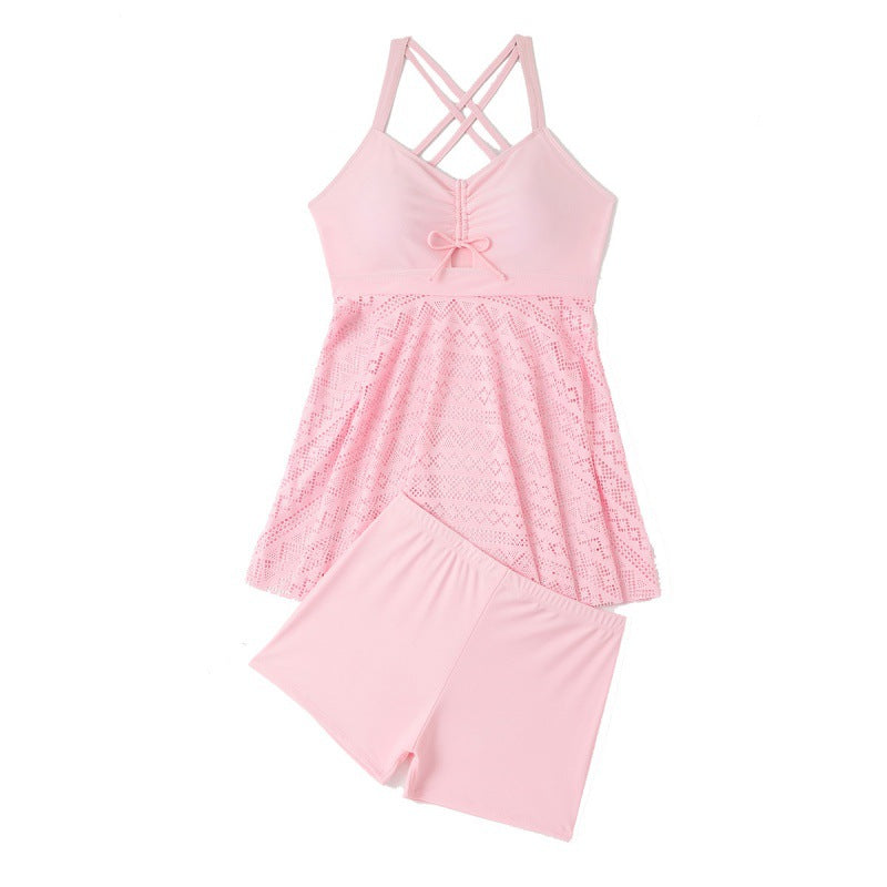 Damen Badekleid mit elegantem Netzdesign und schmeichelndem V-Ausschnitt Echo Archiv