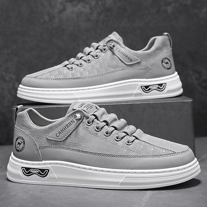 Herren Lässige Low-Top Sneaker mit geprägter Wabenstruktur und dämpfender Plateausohle Echoarchiv
