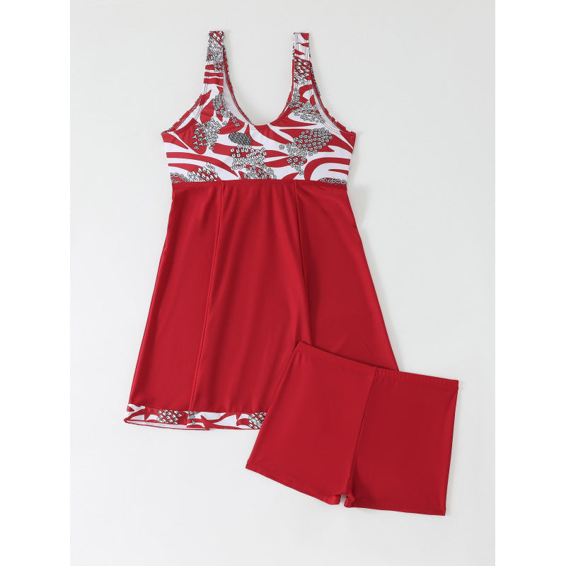 Damen Sportliches Strandkleid mit integrierten Shorts Echo Archiv