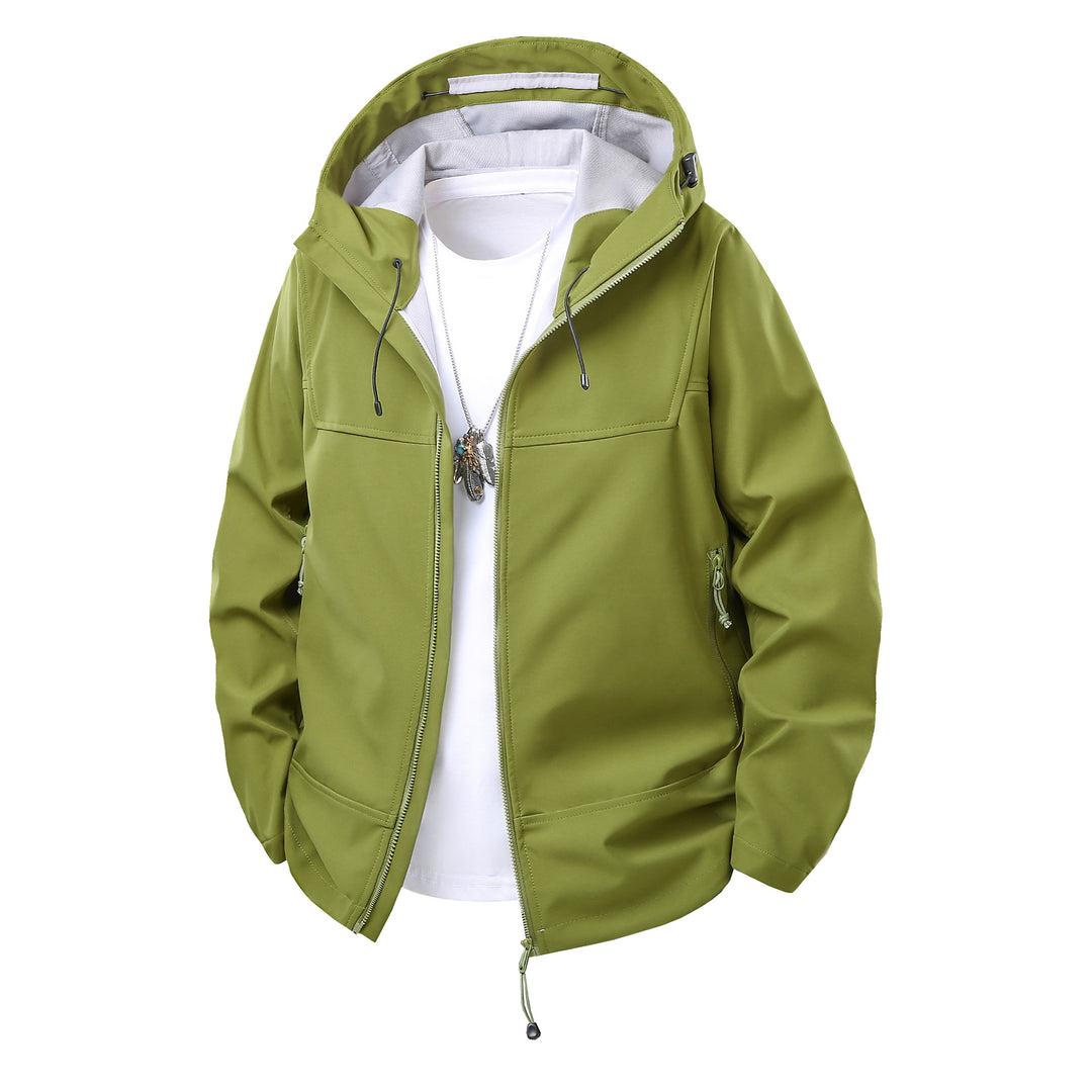 Damen Softshell-Kapuzenjacke mit verdecktem Zwei-Wege-Reißverschluss Echo Archiv