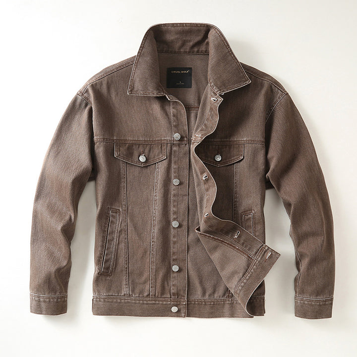 Herren Jeansjacke mit klassischem Schnitt und leichtem Vintage-Wash Echoarchiv