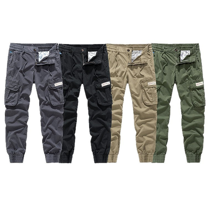 Herren Utility‑Cargo‑Jogger mit elastischem Komfortbund, Mehrfach‑Klappentaschen und gerippten Knöchelbündchen Echo Archiv