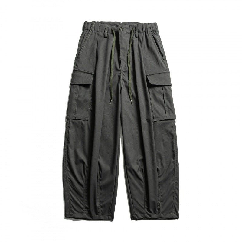 Herren Cargo-Hose im Baggy‑Schnitt mit Kordelzug und großen Pattentaschen Echo Archiv