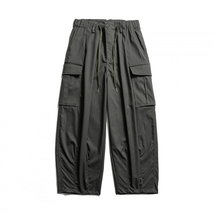 Herren Cargo-Hose im Baggy‑Schnitt mit Kordelzug und großen Pattentaschen Echo Archiv