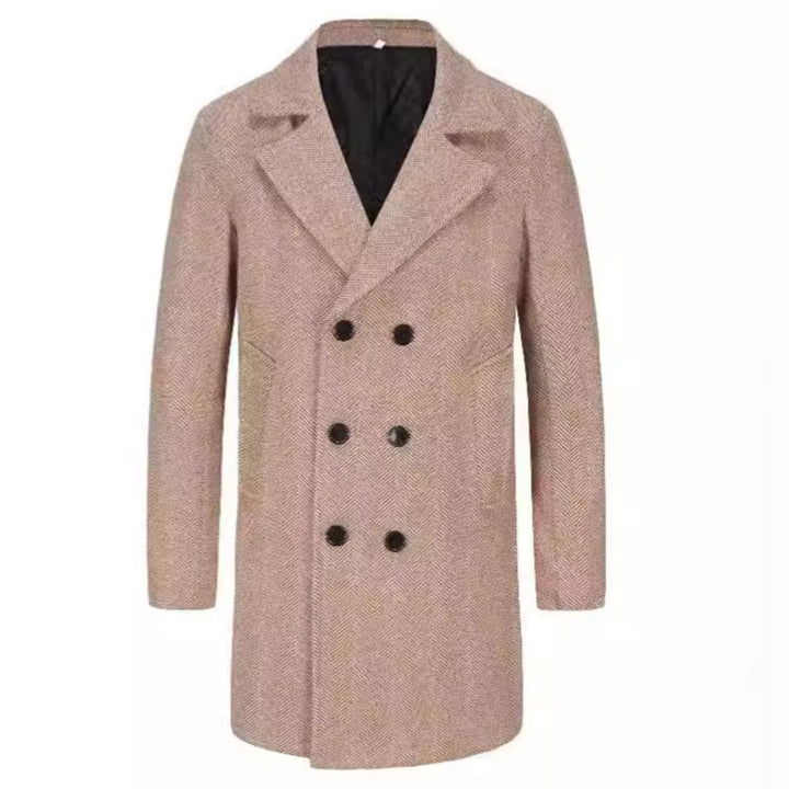 Herren eleganter Woll-Trenchcoat Echoarchiv