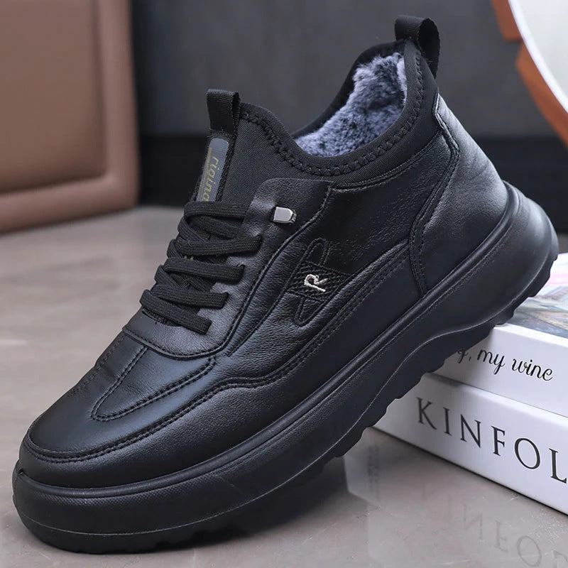 Herren Gefütterter Winter-Sneaker mit Teddyfutter und robuster Profilsohle Echoarhiv