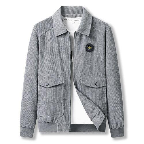 Herren modische Cordjacke mit praktischen Taschen Echo Archiv