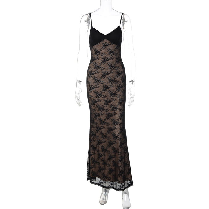 Damen Spitzen-Maxisommerkleid Echo Archiv
