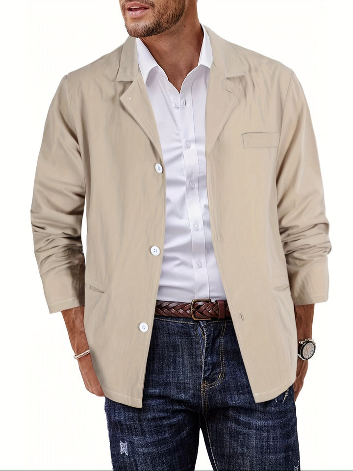 Herren leichte Blazerjacke mit modischem Schnitt Echoarchiv