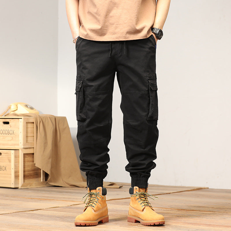 Herren Tapered-Cargo-Joggerhose mit verstärkten Kniepartien und elastischem Saum Echo Archiv