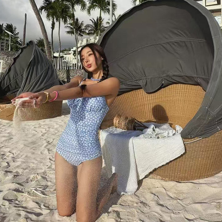 Damen Tankini mit fröhlichem Blumendruck Echo Archiv