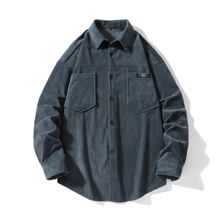 Herren Cordhemdjacke mit zwei Brusttaschen Echoarchiv