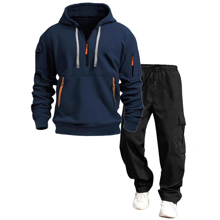 Herren lässiger Kapuzenpullover und Jogginghose Echo Archiv