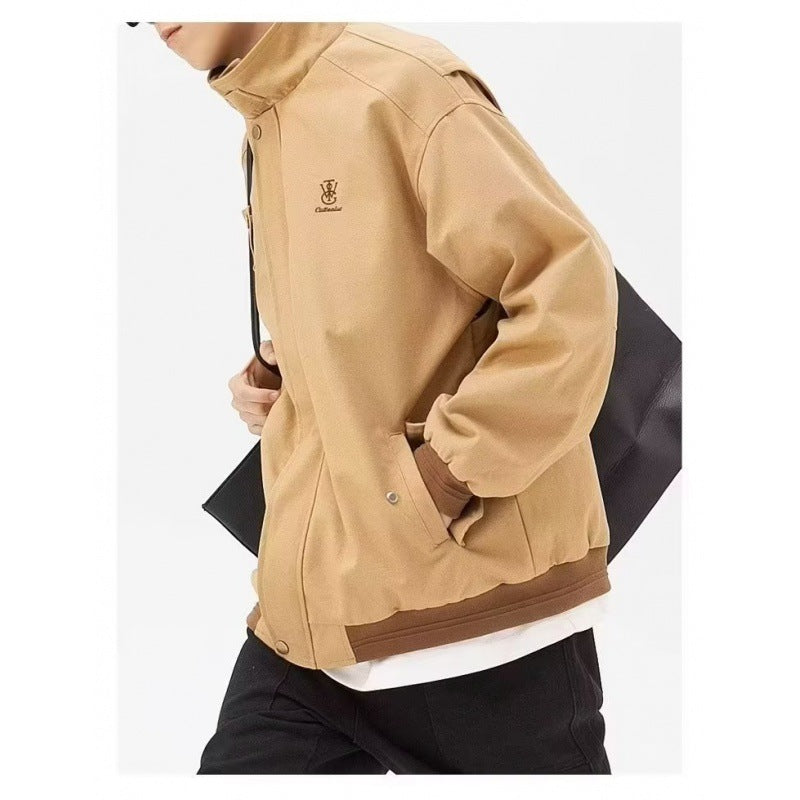 Herren robuste Arbeitsjacke mit multifunktionalen Taschen und elastischen Bündchen Echoarchiv