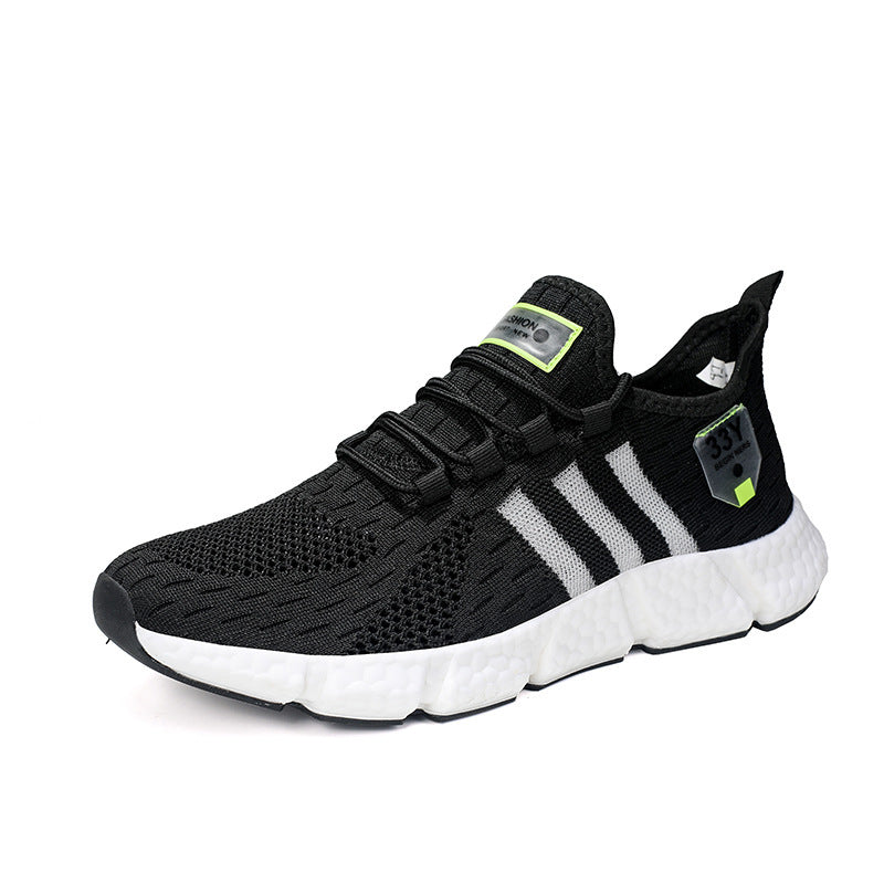 Herren Atmungsaktive Strick-Sneaker mit dämpfender Schaumsohle und Stretch-Fersenlasche Echoarchiv