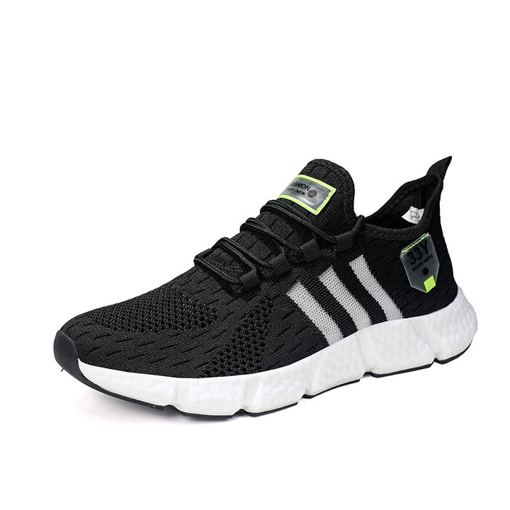 Herren Atmungsaktive Strick-Sneaker mit dämpfender Schaumsohle und Stretch-Fersenlasche Echoarchiv