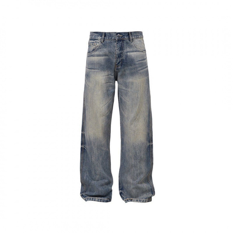 Damen Weit geschnittene Vintage Denim-Jeans Echo Archiv