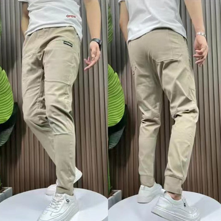 Herren nan sportive Cargojoggerhose mit elastischem Bund, Kordelzug und konischem Beinabschluss Echo Archiv