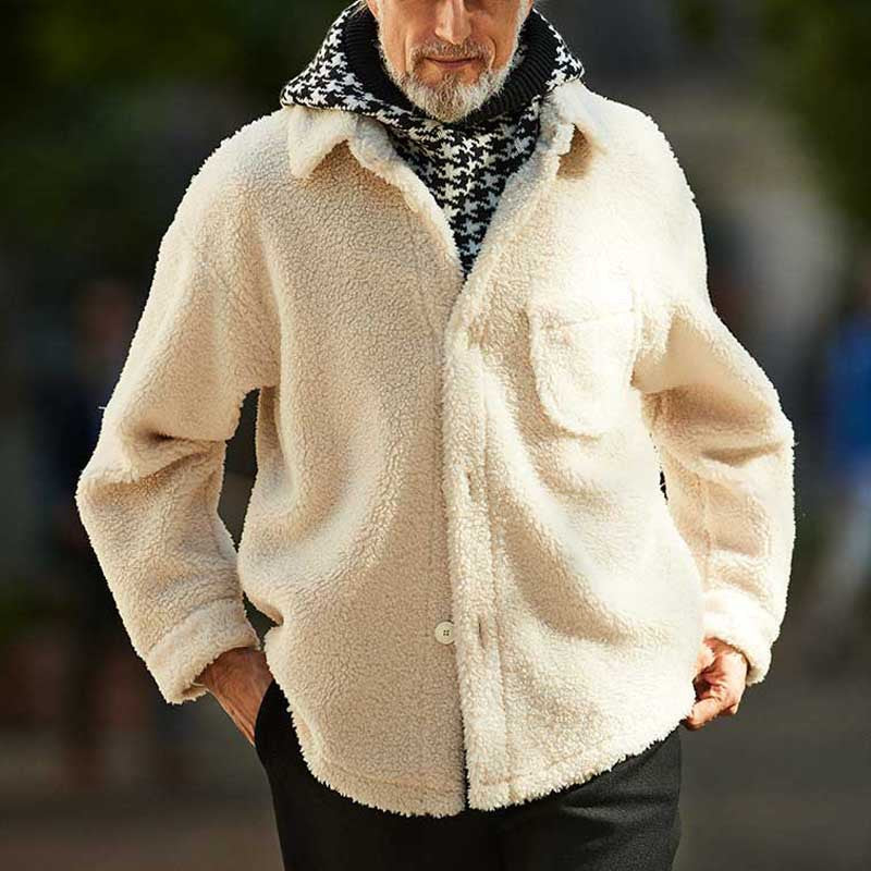 Herren lässige Fleecejacke Echoarchiv