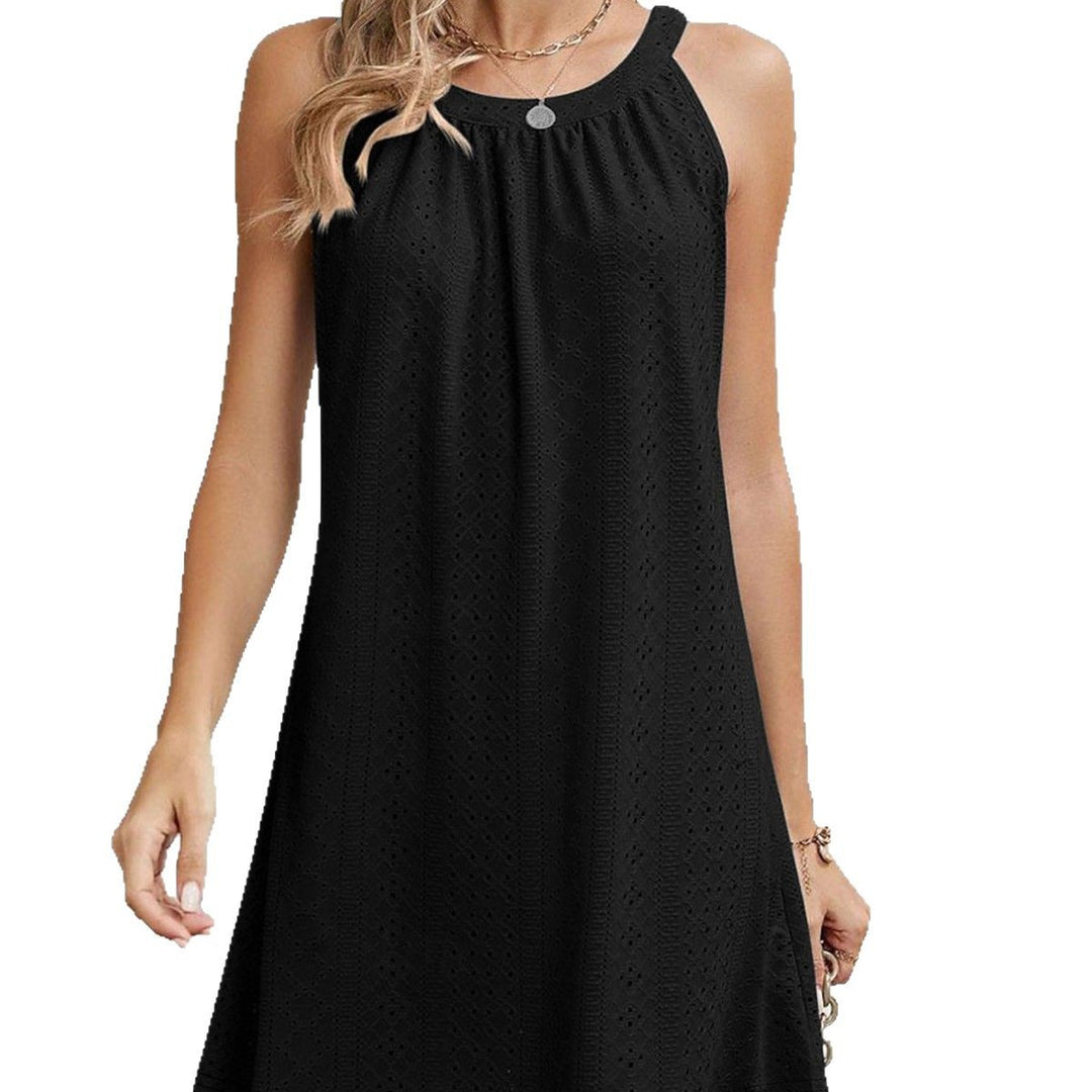 Damen lässiges Sommerkleid mit Spitzendetails und Hängeschlaufe Echo Archiv