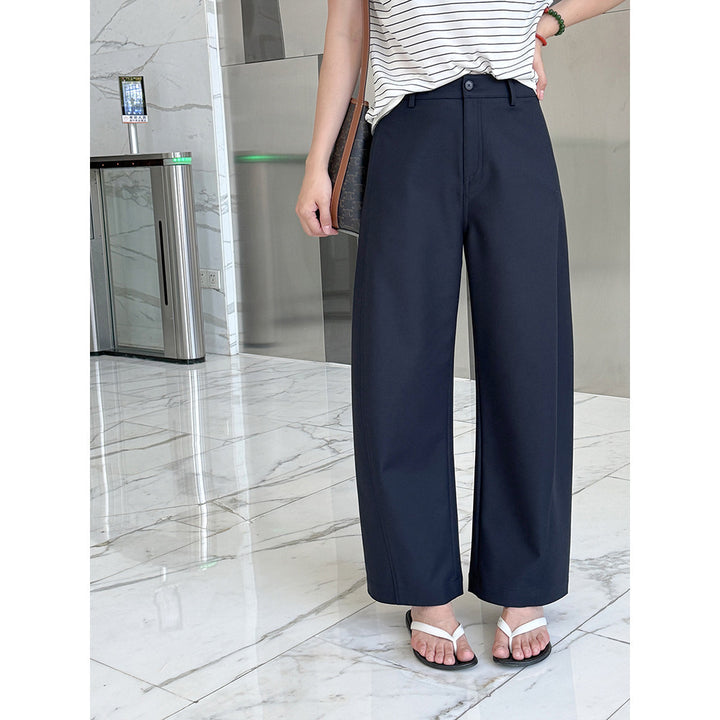 Damen Bequeme und moderne weite Stoffhose Echoarchiv