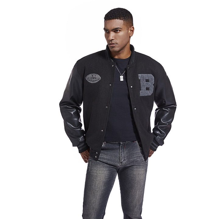 Herren Modische Collegejacke Echo Archiv