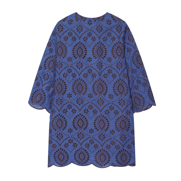 Damen Bestickte Broderie-Anglaise Tunika mit Ajour-Details Echo Archiv