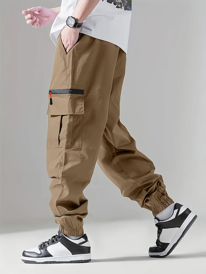 Herren Cargo-Hose mit elastischem Bund Hedi-Echoarchiv