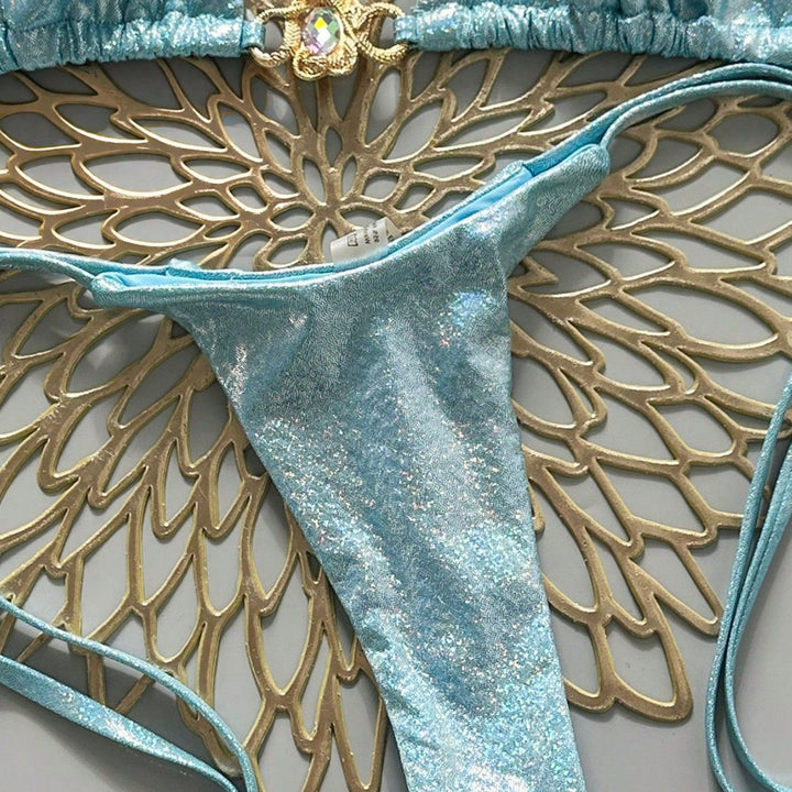 Damen Glänzender Bikini Echo Archiv