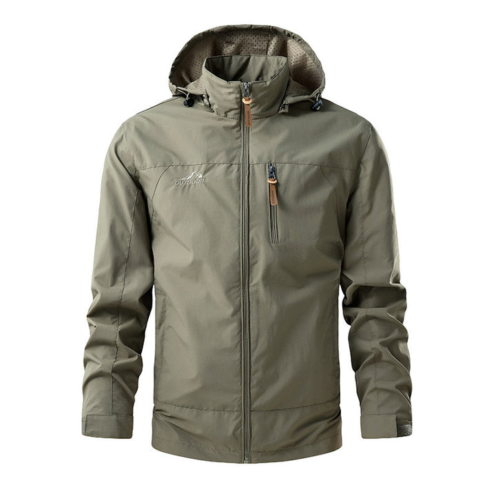 Herren Leichte Funktionsjacke mit abnehmbarer Kapuze Echo Archiv