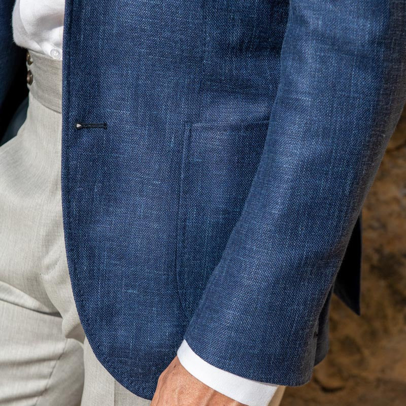 Herren leichte Sommerjacke aus hochwertigem Leinen Echoarchiv