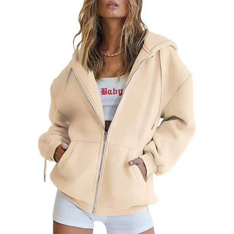 Damen Oversized Kapuzenjacke Echoarchiv