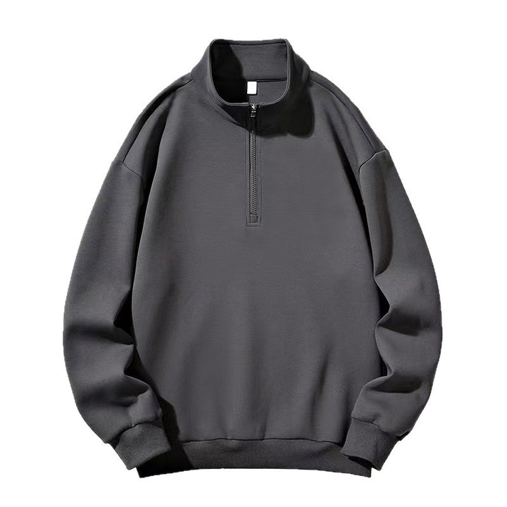 Unisex nan Halbzip-Sweatshirt mit Stehkragen und oversized Schnitt Echo Archiv