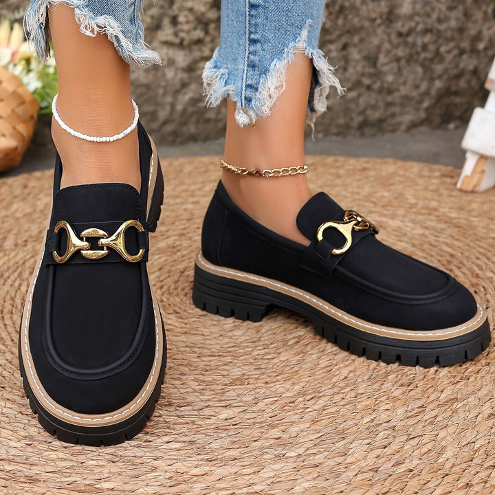 Damen Chunky Loafer mit Metall-Horsebit und profilierter Lug-Sohle Echo Archiv