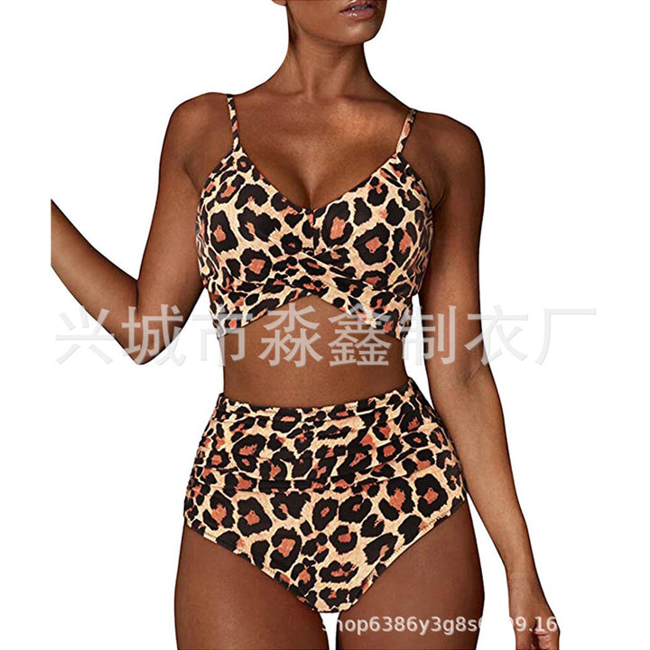 Damen Crop-Top Bikini-Set mit geflochtenem Design Echo Archiv