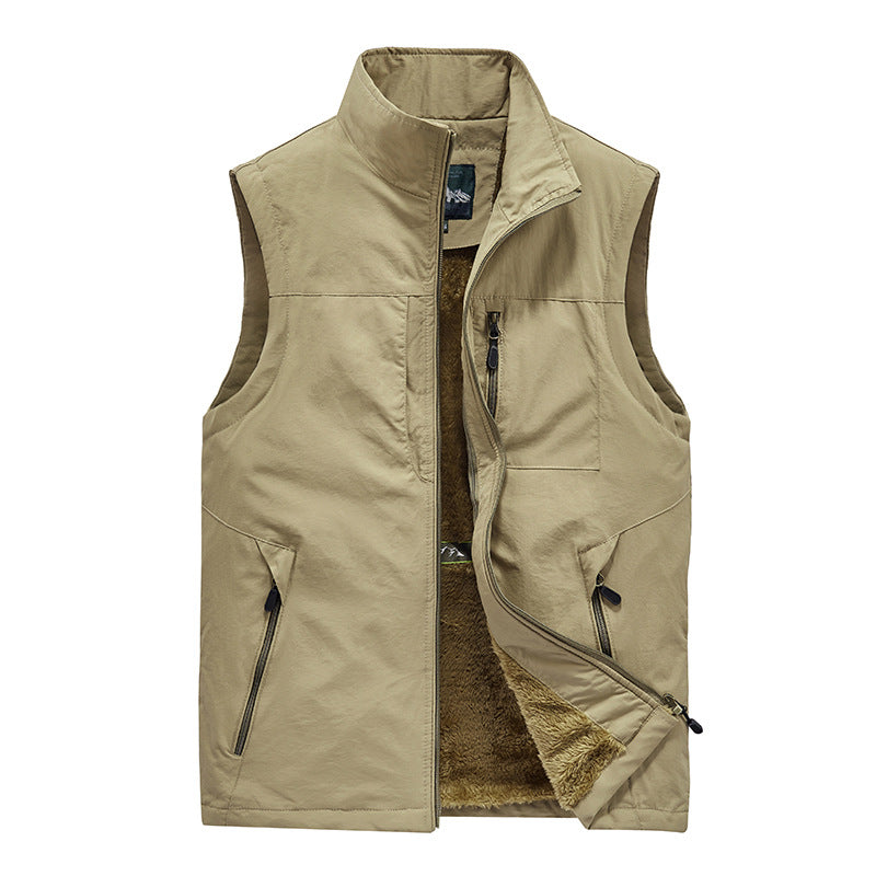 Herren Praktische Fleece Weste Echo Archiv