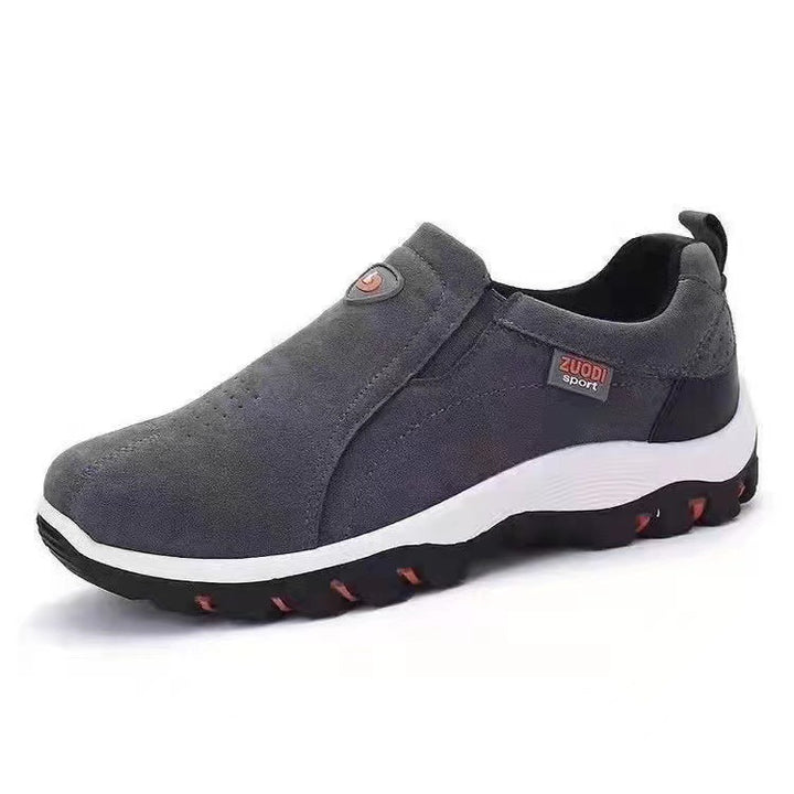 Herren dezenten wasserabweisenden Wildleder-Slipper mit griffiger Outdoor-Laufsohle – Tavélo