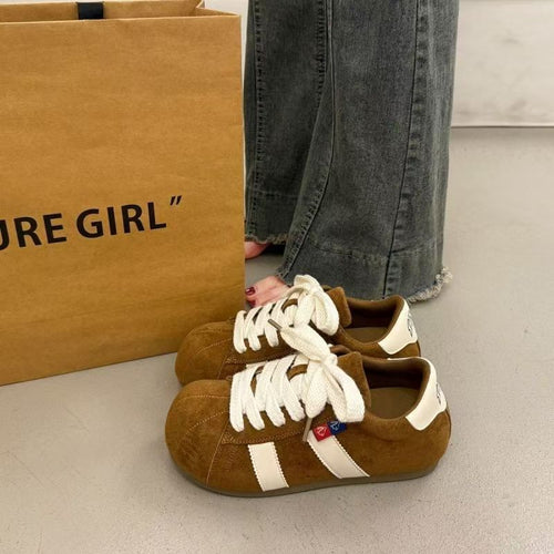 Damen Bequeme Sneaker mit modischer Schnürung und weichem Wildlederobermaterial Echo Archiv