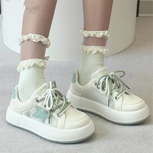 Damen Sportive Sneakers mit modischem Mesh-Design und rutschfester Sohle Echo Archiv