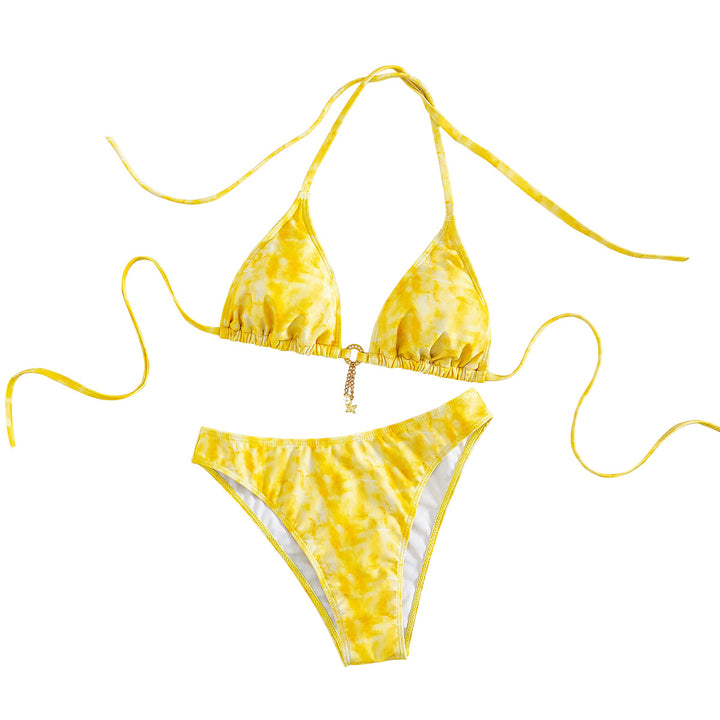 Damen Triangel-Bikini mit Raffungen und modischem Detail Echo Archiv