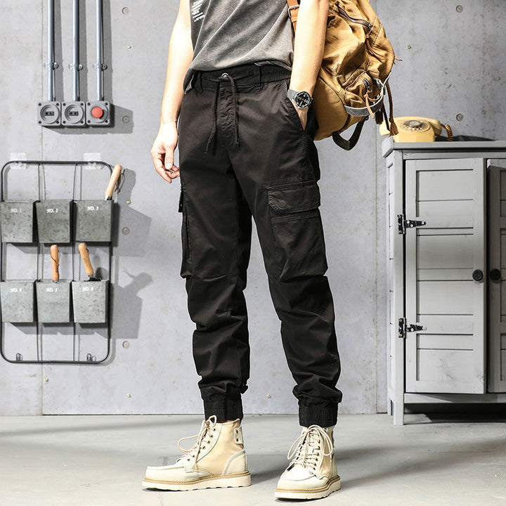 Herren Tapered‑Cargohose im Joggerstil mit elastischem Komfortbund und großzügiger Taschenorganisation Echo Archiv