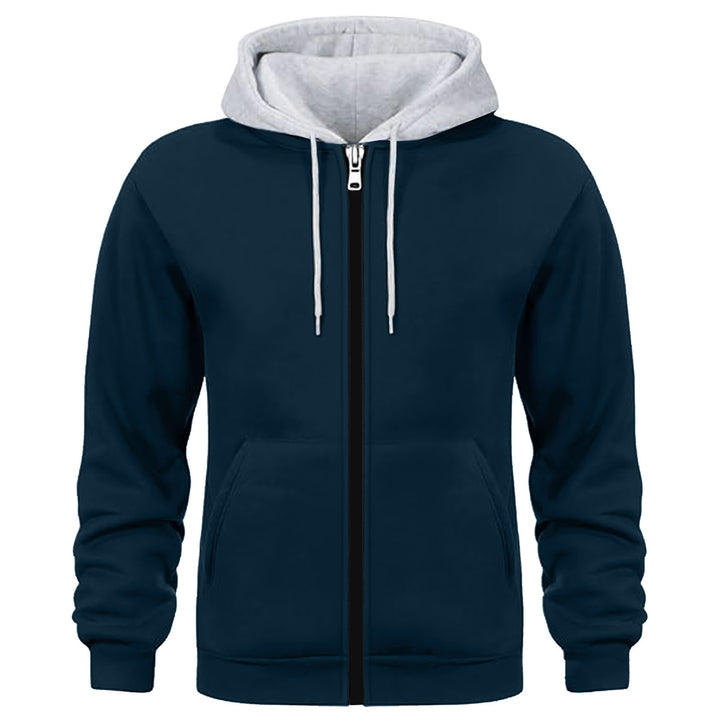 Herren Kapuzenjacke mit doppellagigem Material Echoarchiv