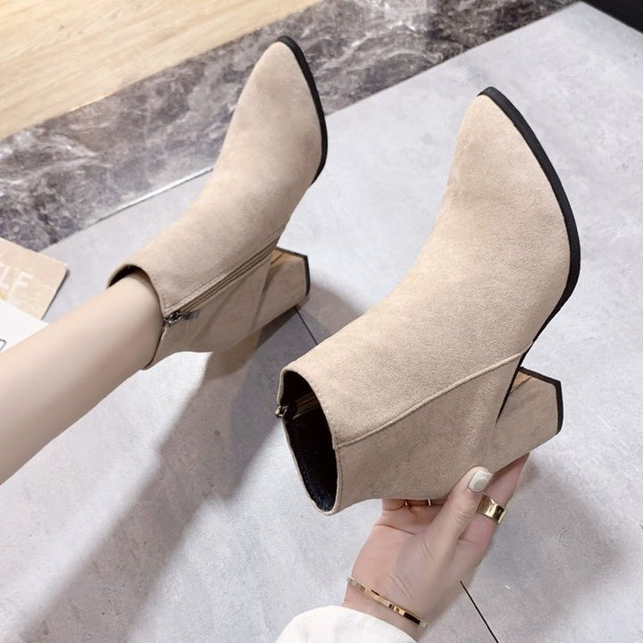 Damen Elegante Stiefeletten mit blockierendem Absatz Echo Archiv