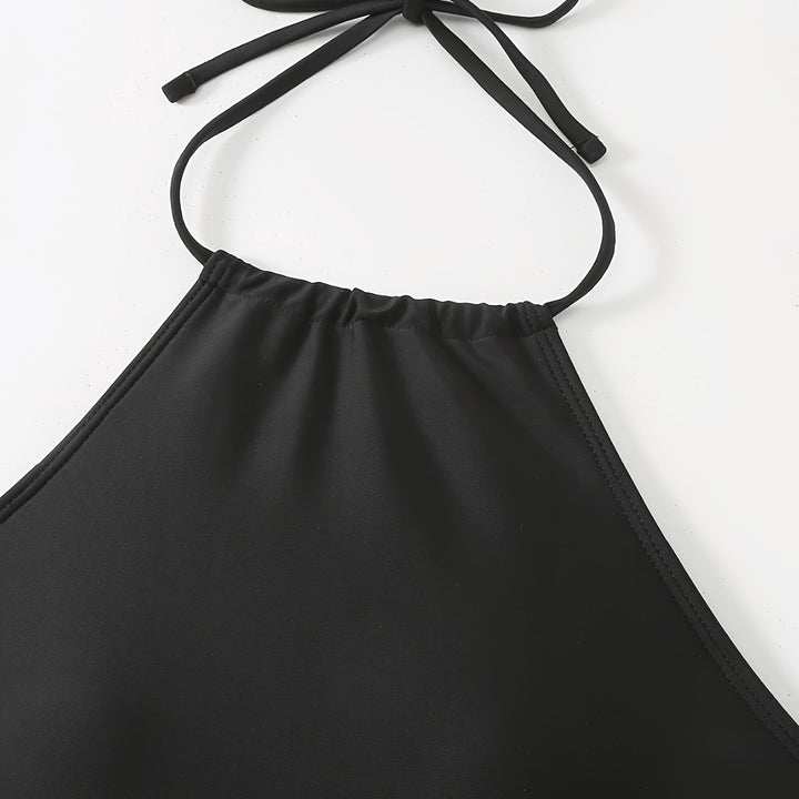 Damen Tankini-Set mit lässigem Oberteil und hoch taillierten Shorts Echo Archiv